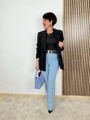 Leggins detalles azul