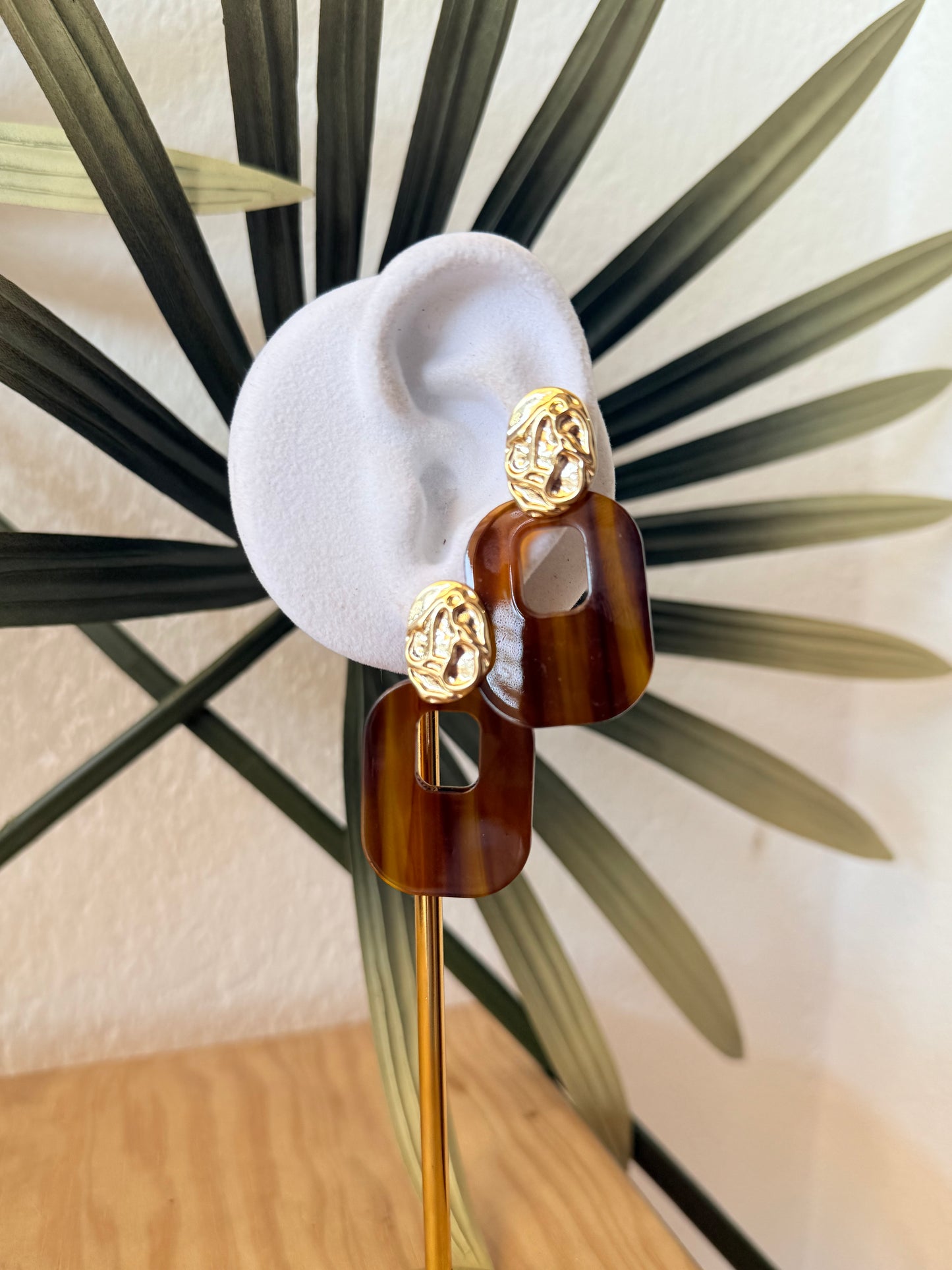 Pendientes combi camel