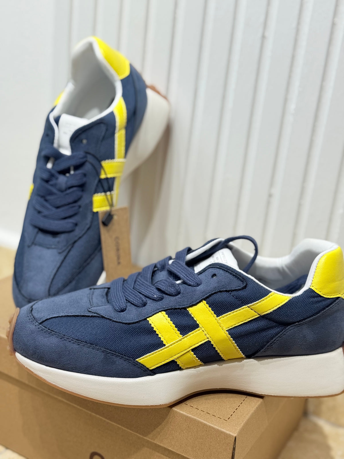 Deportivas Cocco Azul-Amarillo - AC
