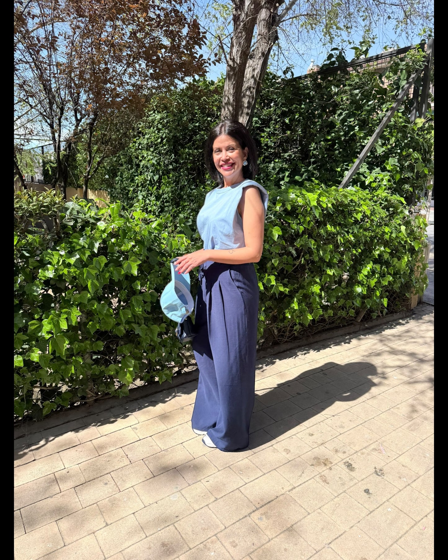 Polo rayas azul y blanco