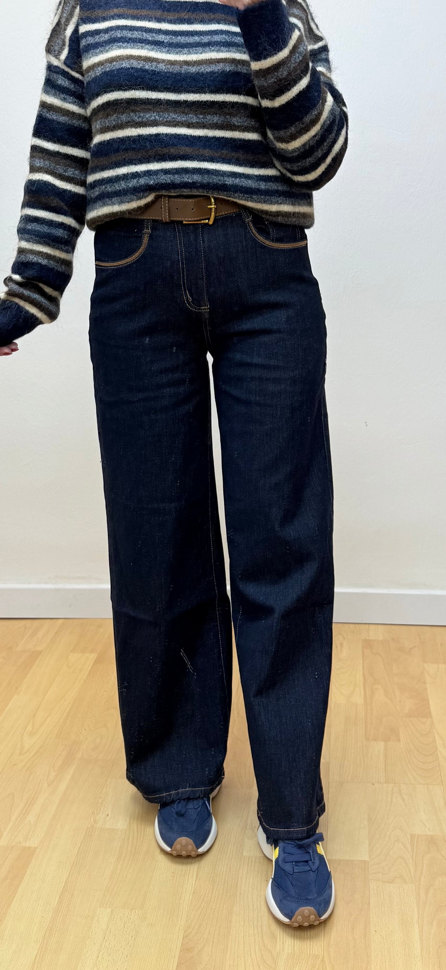 Jeans costuras oscuro - AC