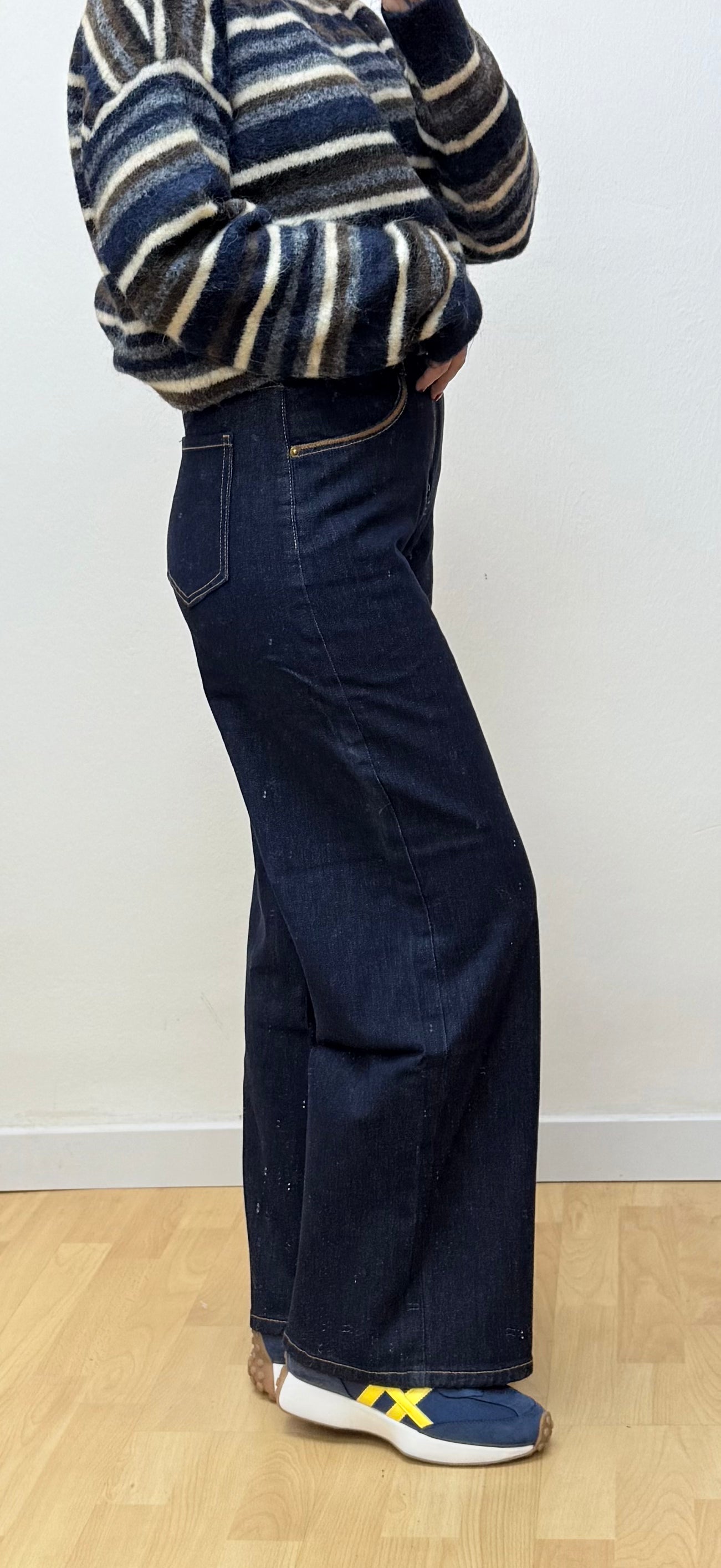 Jeans costuras oscuro - AC