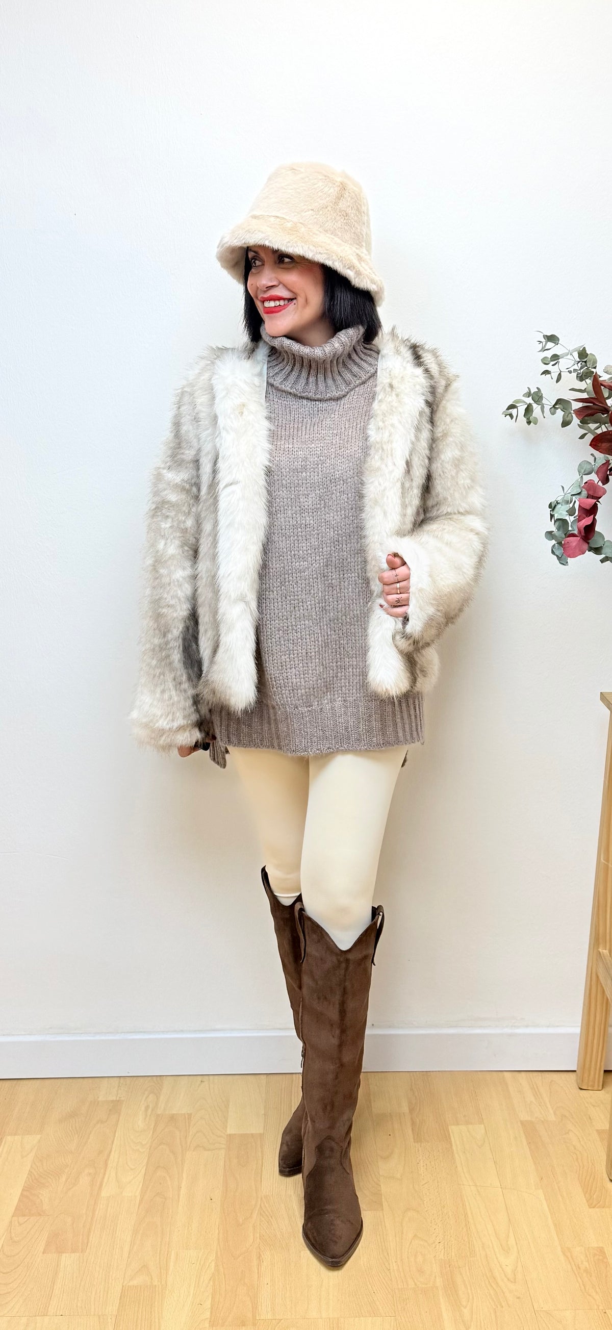 Gorro pelo crudo Alpes - AC