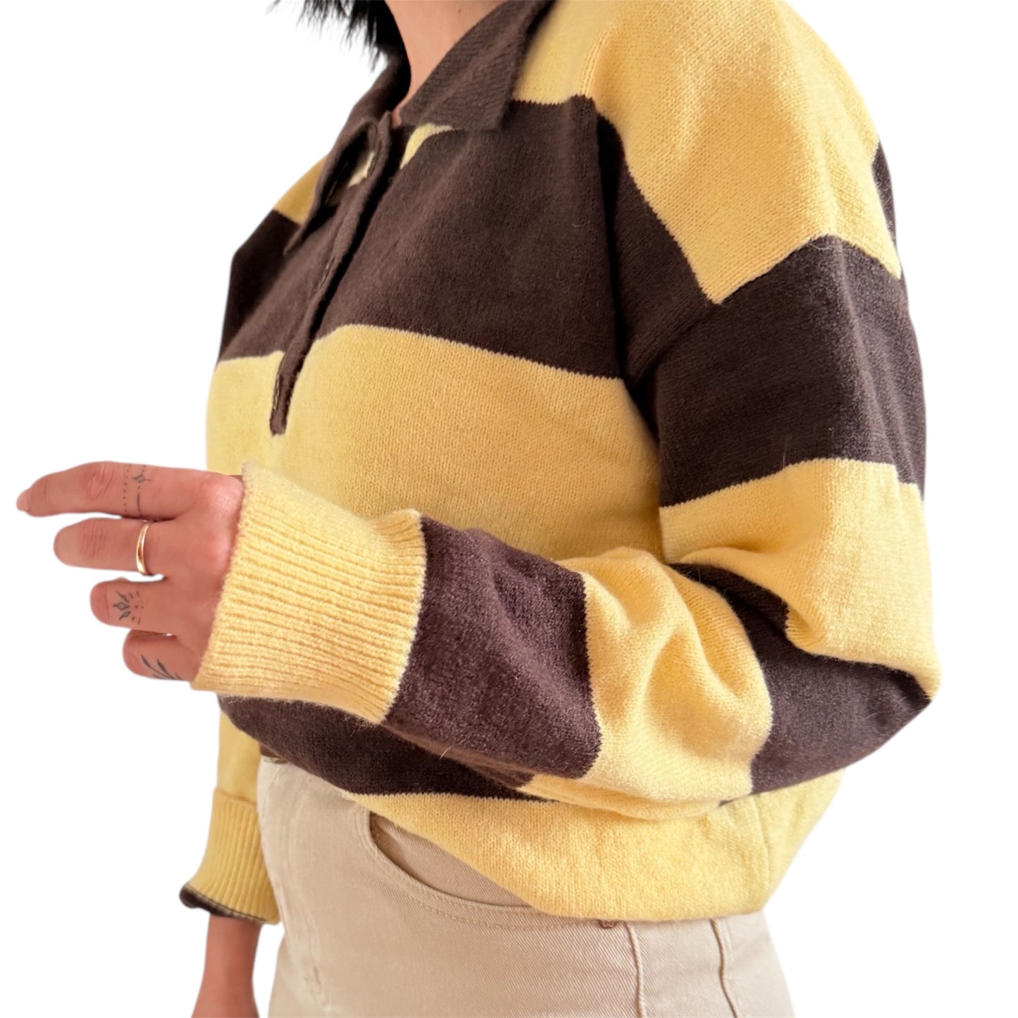 Polo Marinero amarillo- choco