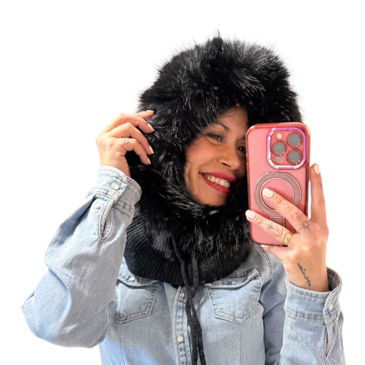 Balaclava pelo negra - AC