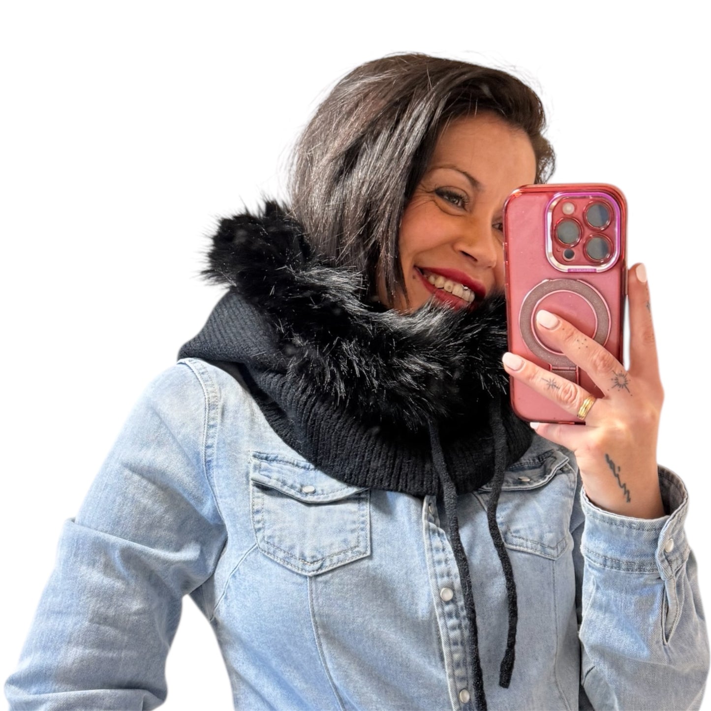 Balaclava pelo negra