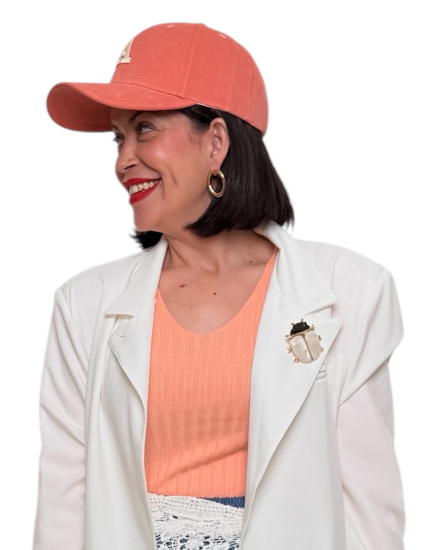Blazer cruzada blanca Kate - AC