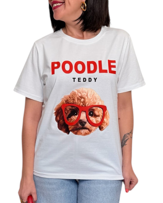 Camiseta Poddle roja