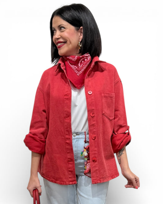 Sobrecamisa Roja Miren