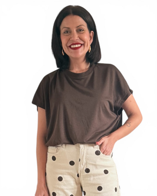 Camiseta Bombón chocolate