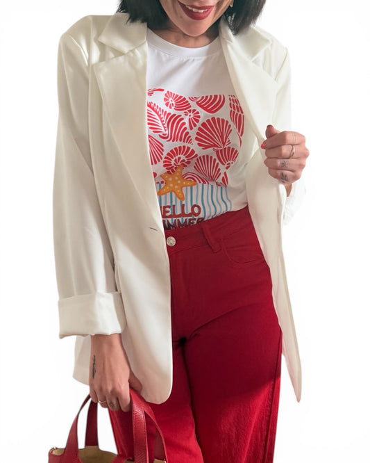 Camiseta Summer roja