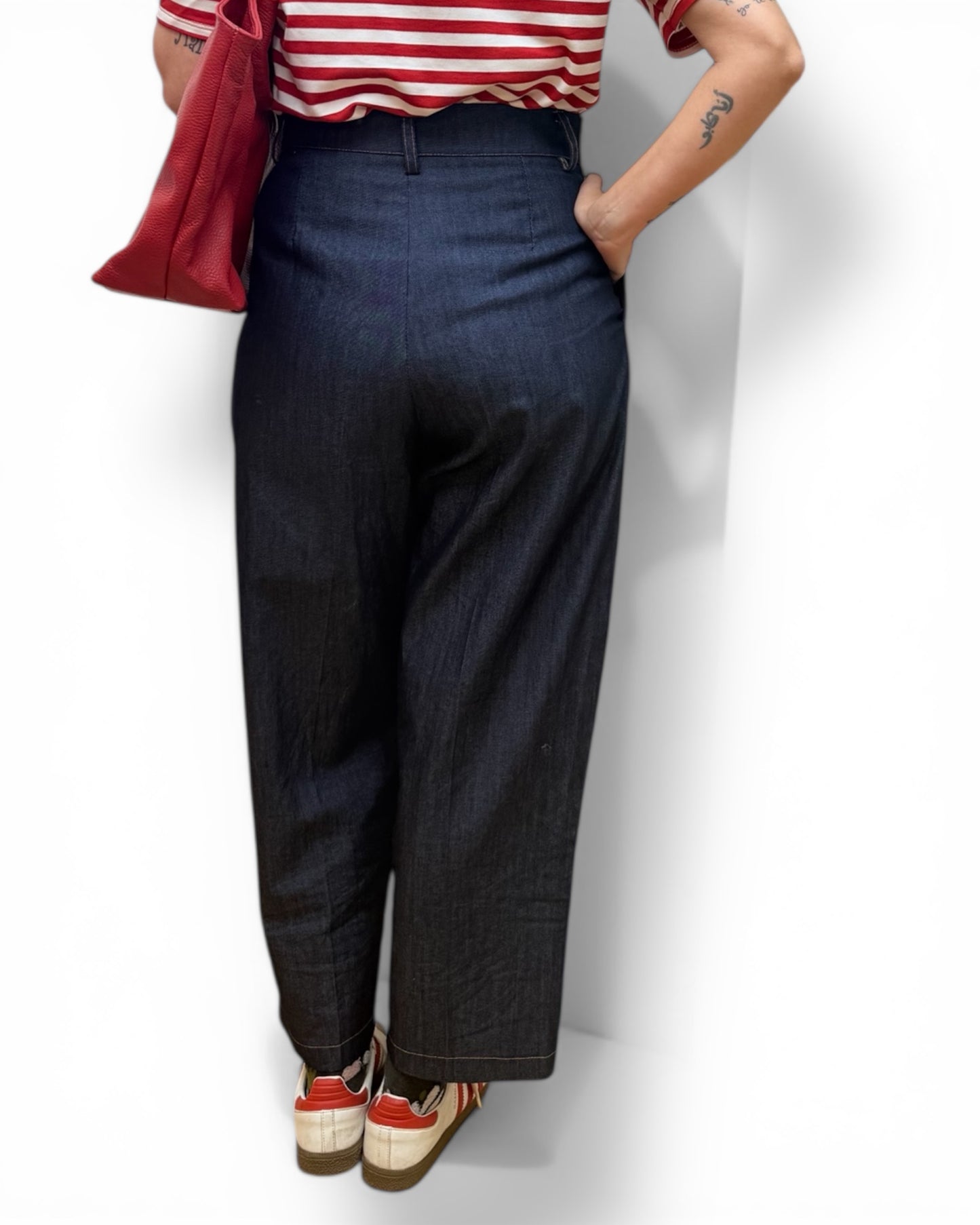 Pantalón vestir denim