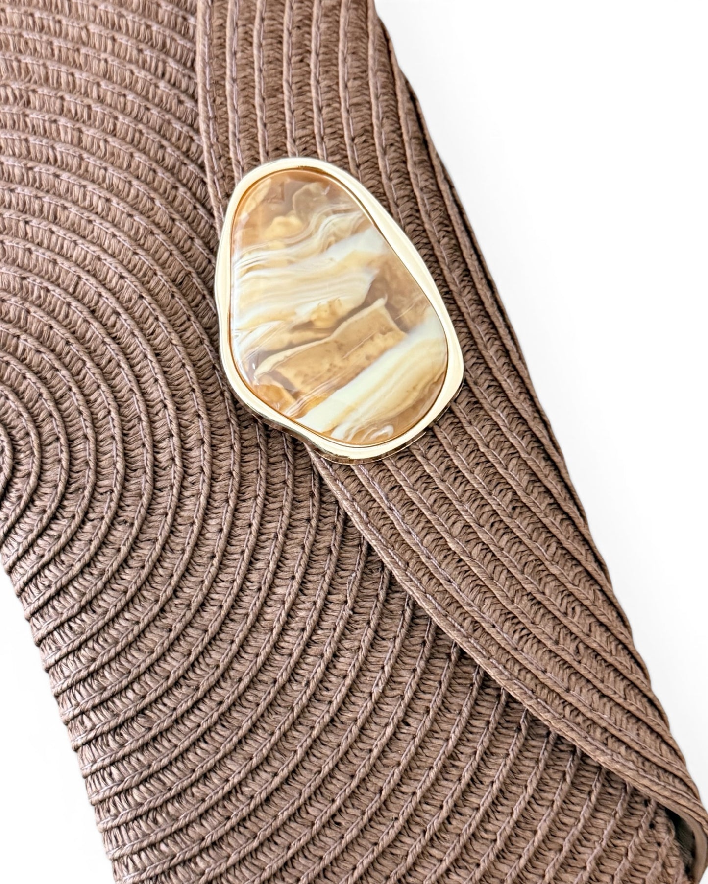 Cartera de mano Cristin chocolate - AC