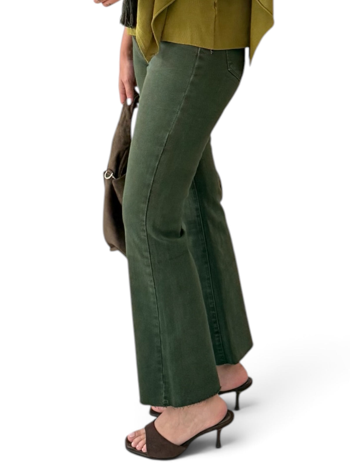 Jeans faja levis verde botella