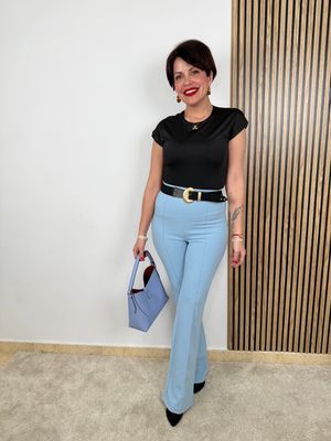 Leggins detalles azul - AC