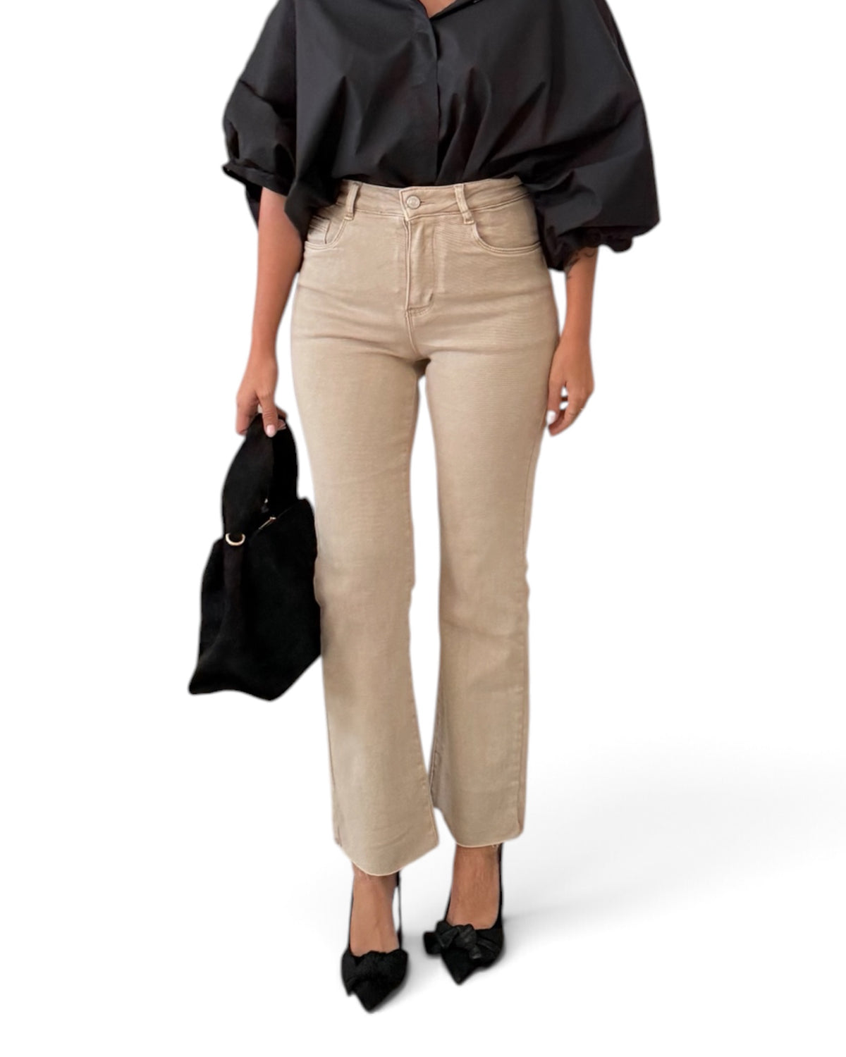 Jeans faja levis beige
