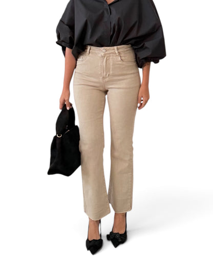Jeans faja levis beige