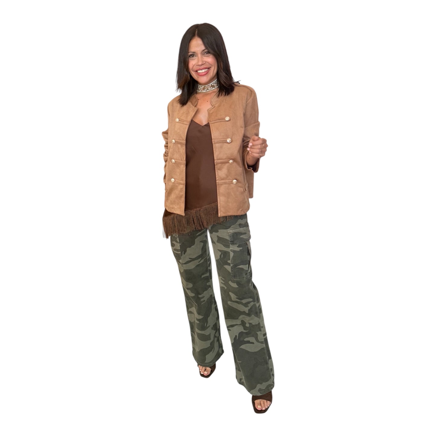 Chaqueta Napoleón camel