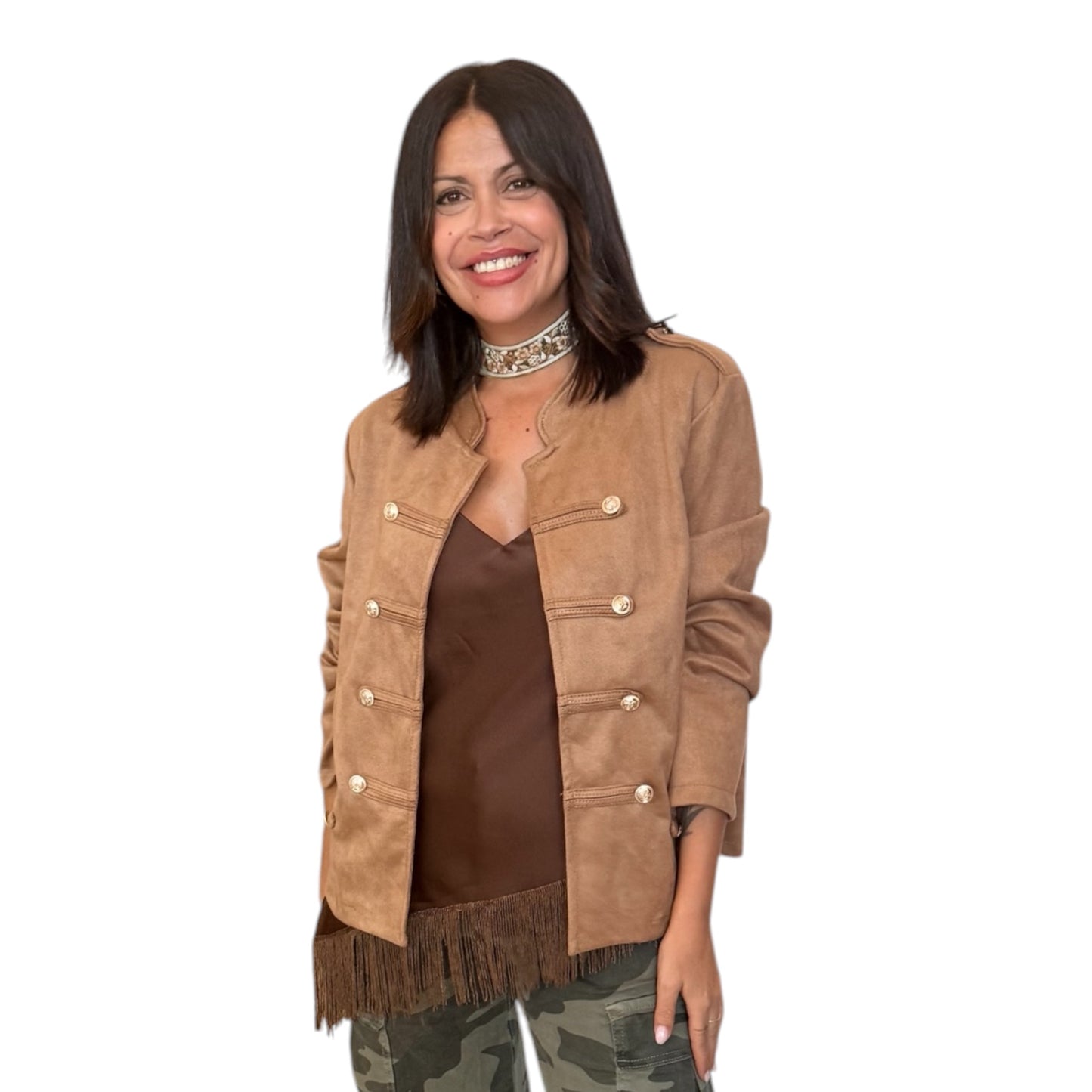 Chaqueta Napoleón camel