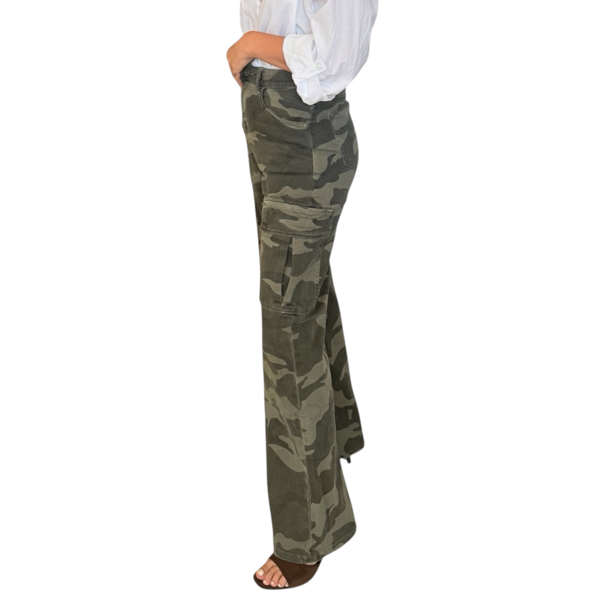Jeans cargo militar