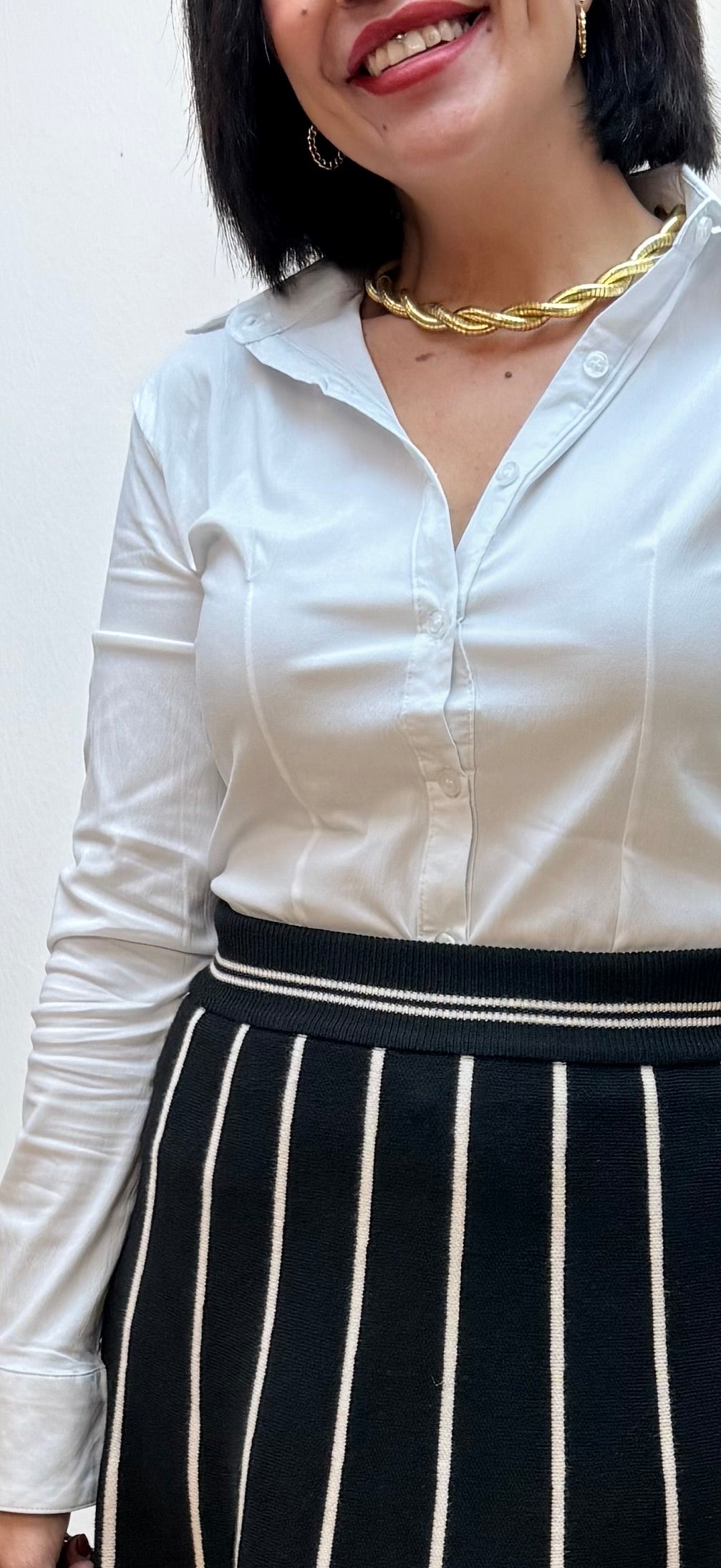 Camisa lycra blanca basic