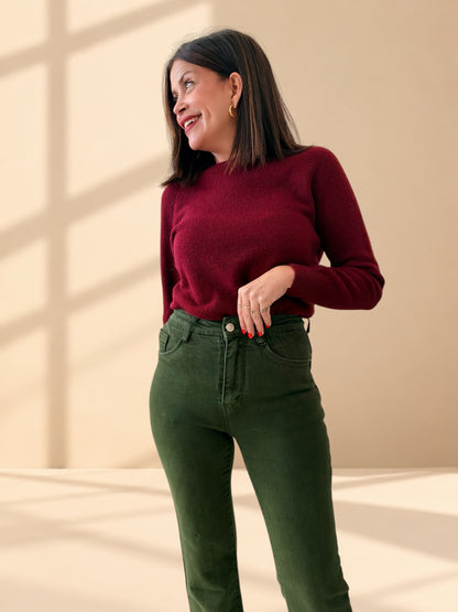 JERSEY BURDEOS · SOFT CHIC