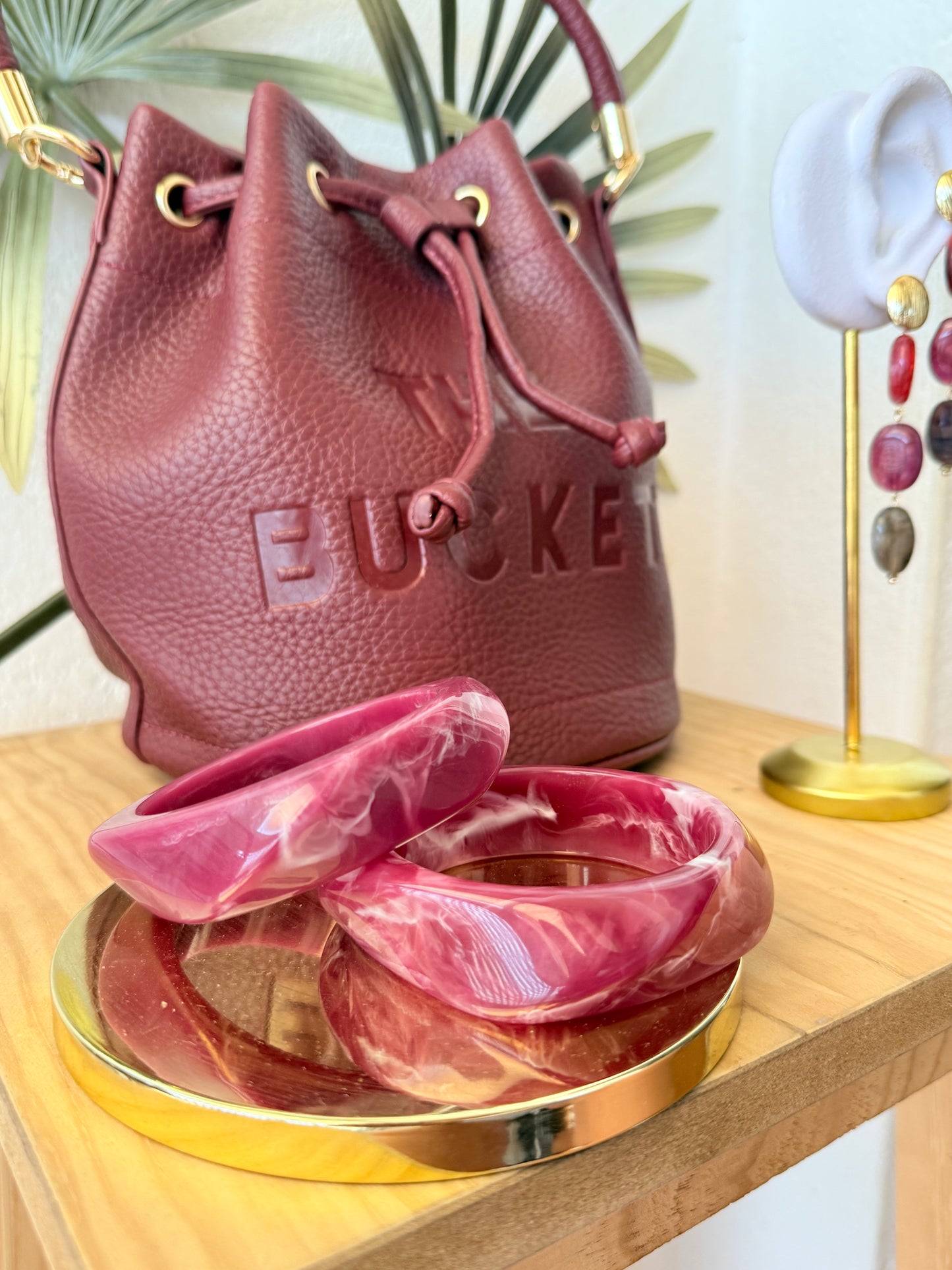 Pulseras rígida morada