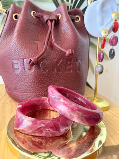 Pulseras rígida morada