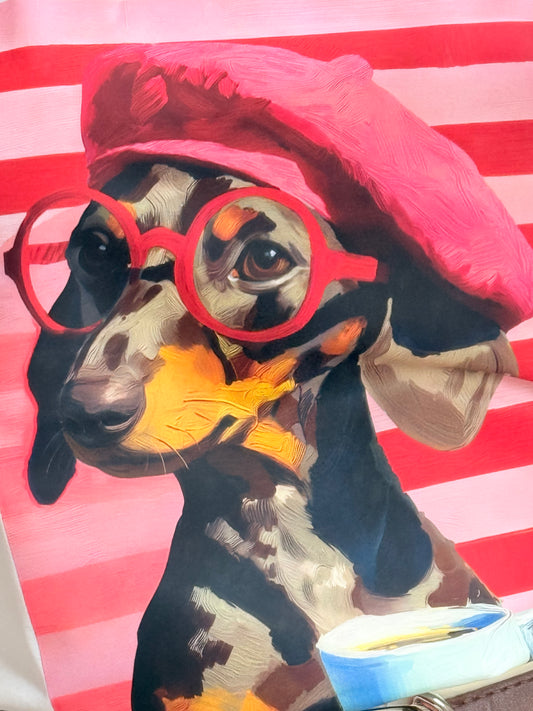 Camiseta Teckel roja