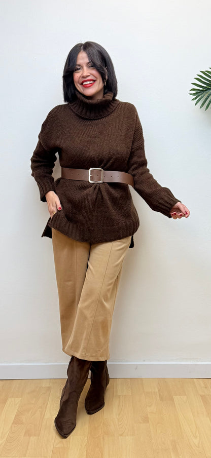 Bermudas camel aterciopelas Mar