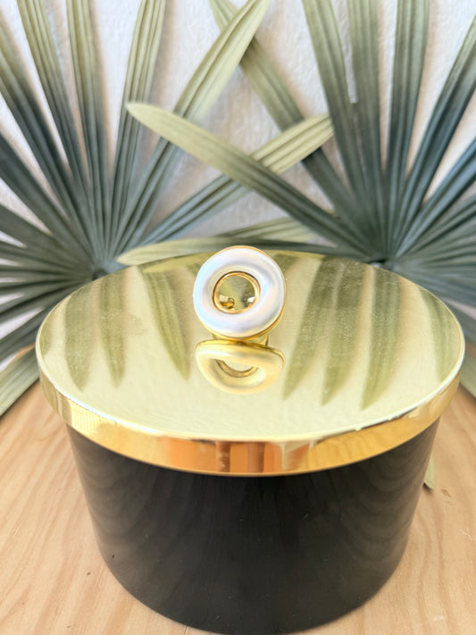 Anillo ovalado perla - AC