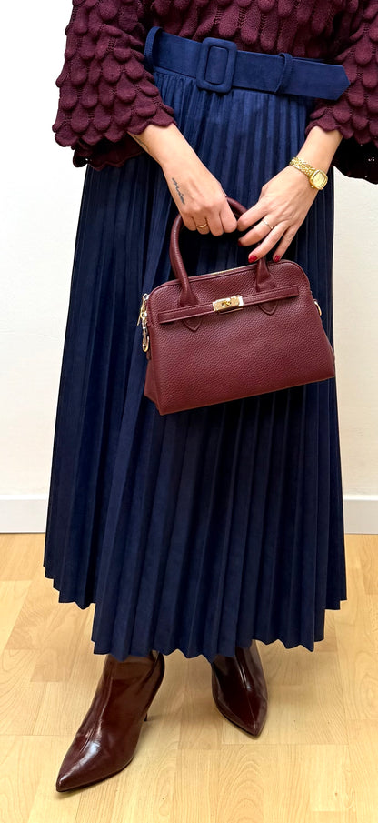 Jersey detalles Burdeos Camila