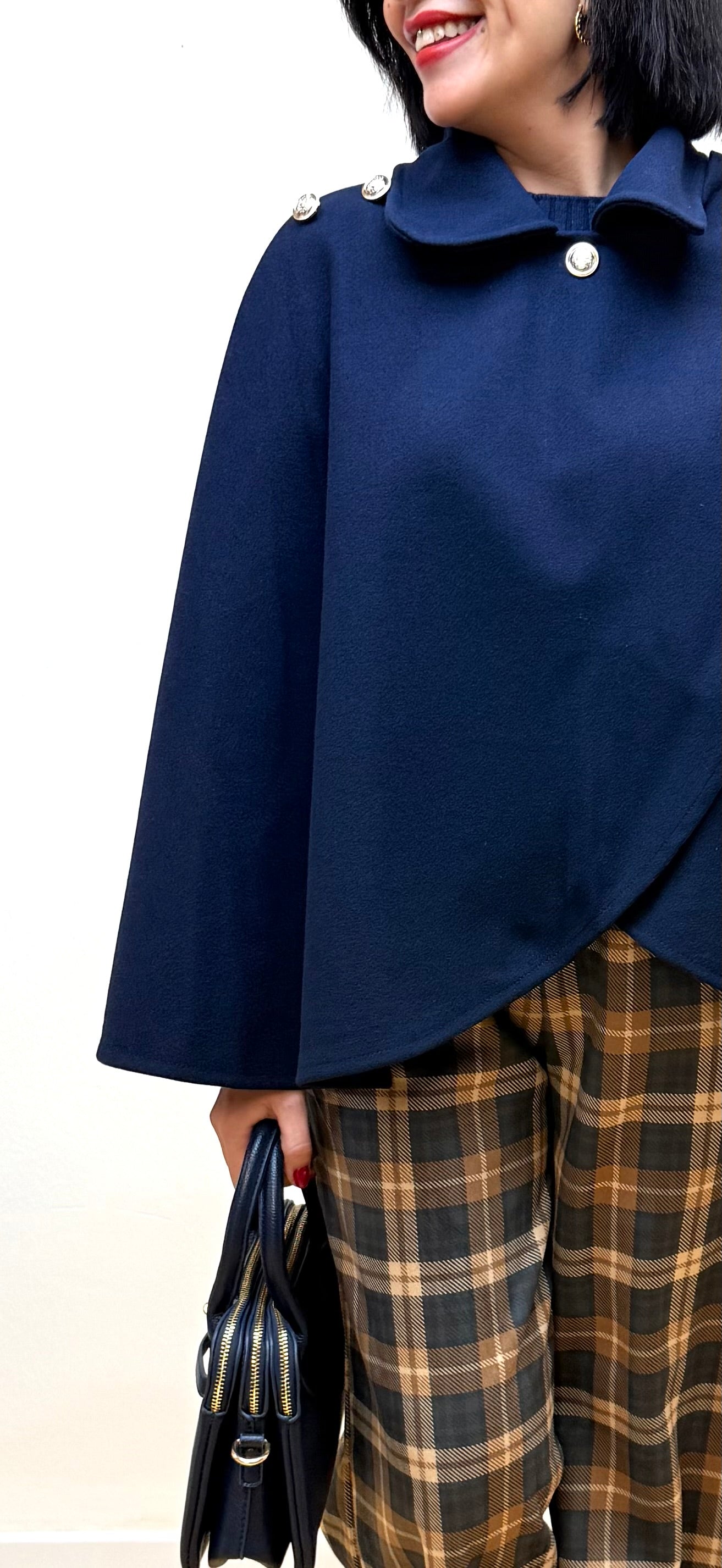 Capa Sabrina azul marino