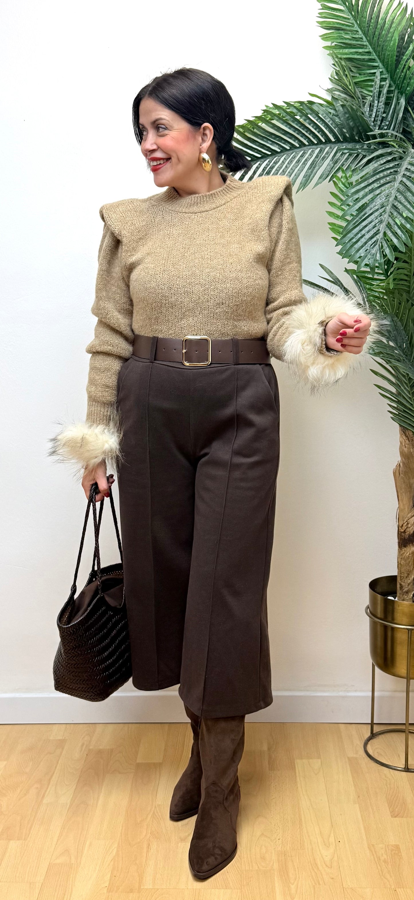 Bermudas Chocolate  Aterciopelas Mar