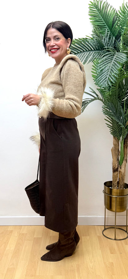 Bermudas Chocolate  Aterciopelas Mar