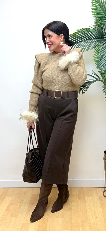 Bermudas Chocolate  Aterciopelas Mar