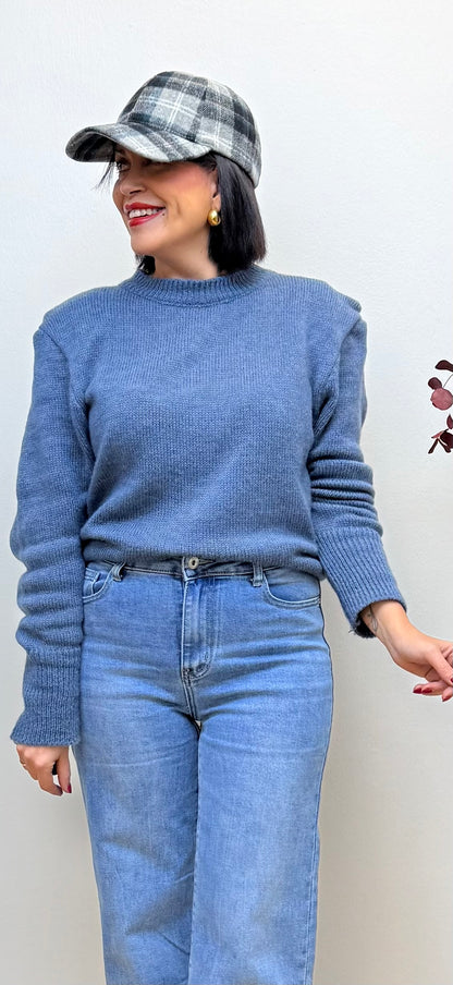 Jersey Hombreras Azul vaquero