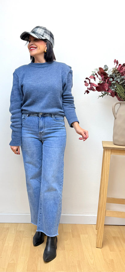 Jersey Hombreras Azul vaquero