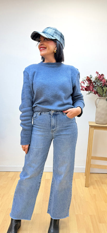 Jersey Hombreras Azul vaquero