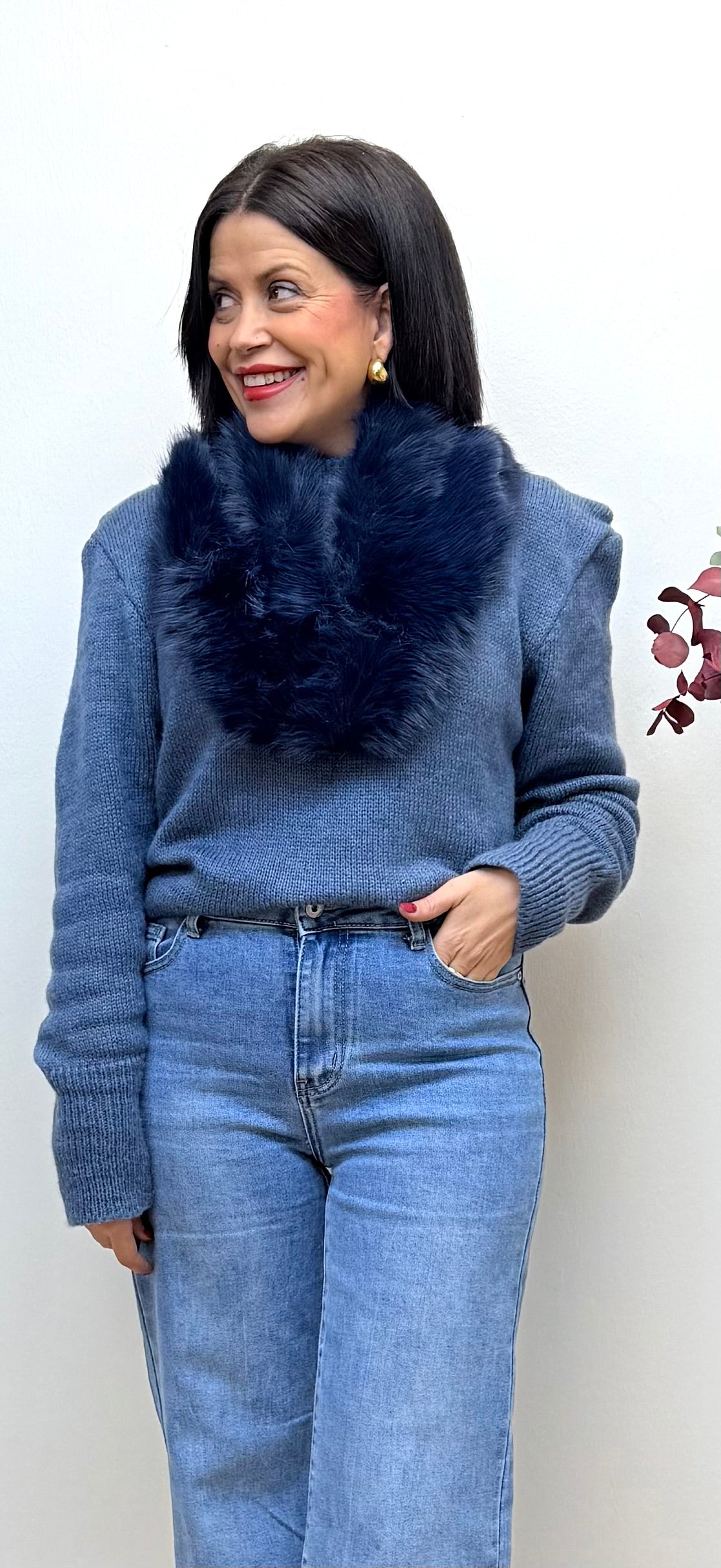 Jersey Hombreras Azul vaquero