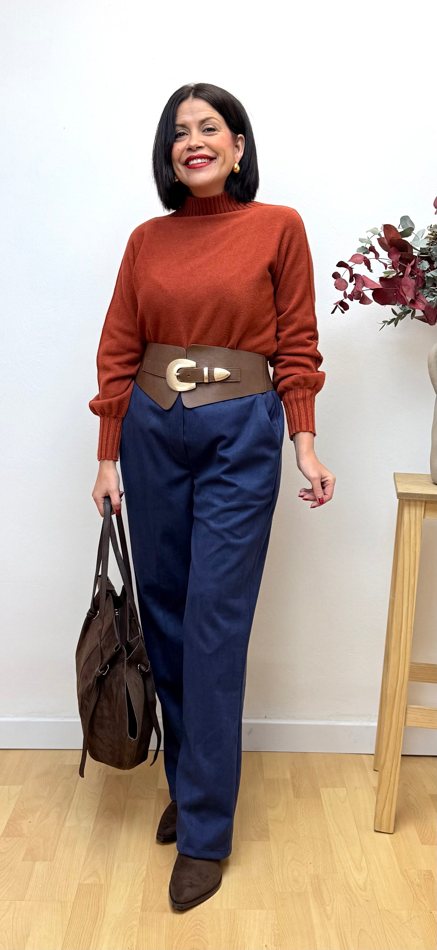 Pantalón Elisa azul marino