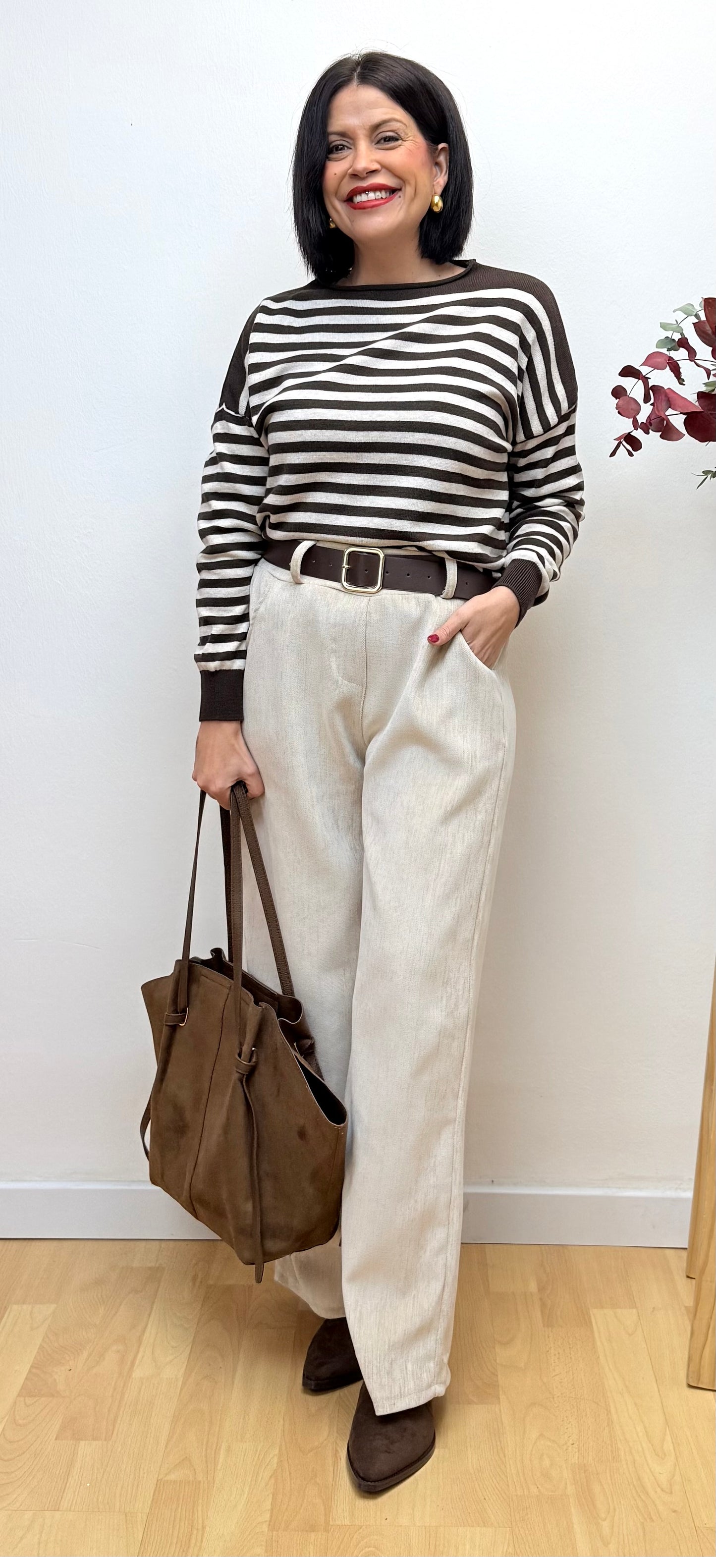 Pantalón Michaella crudo