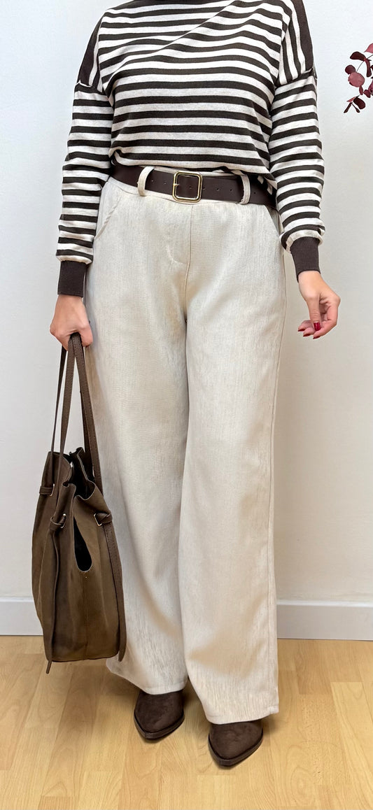 Pantalón Michaella crudo