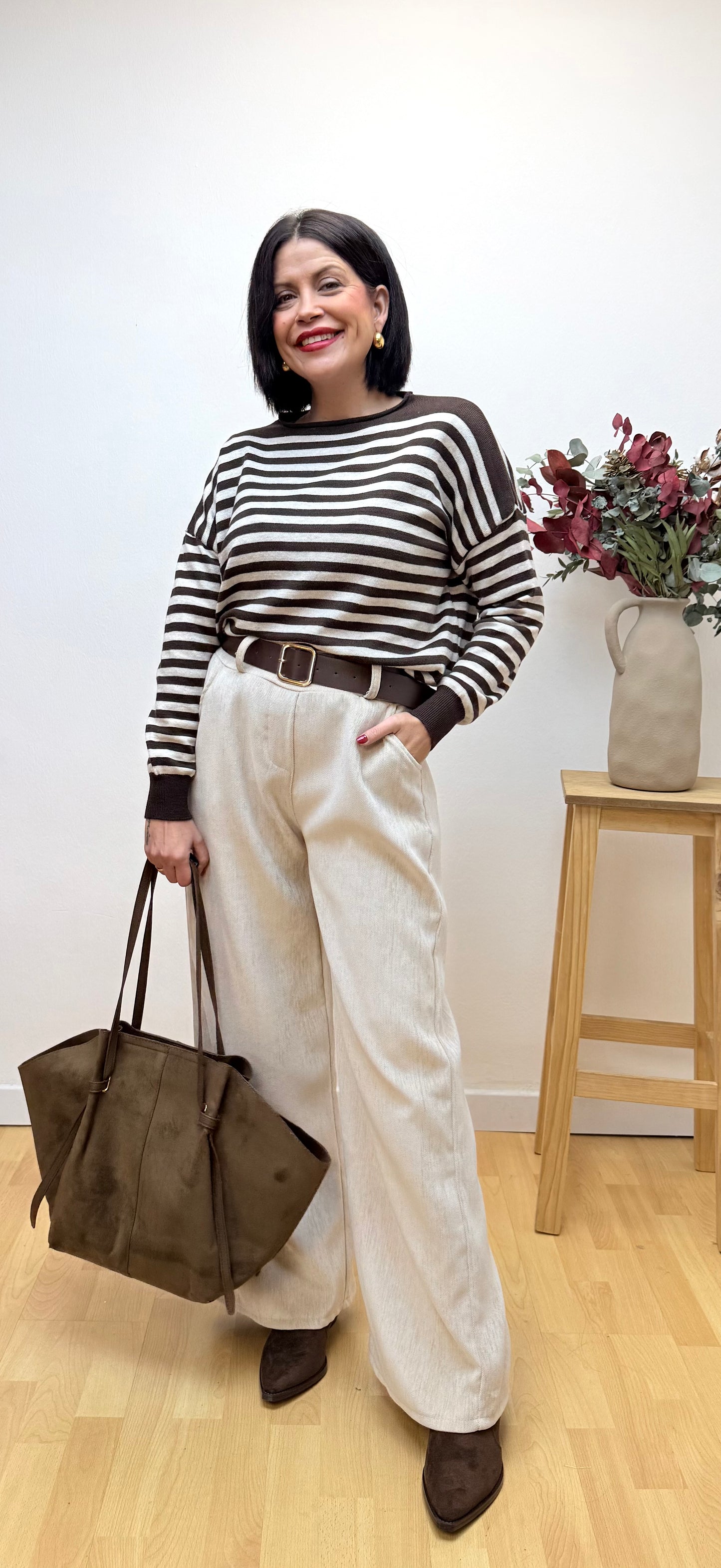 Pantalón Michaella crudo