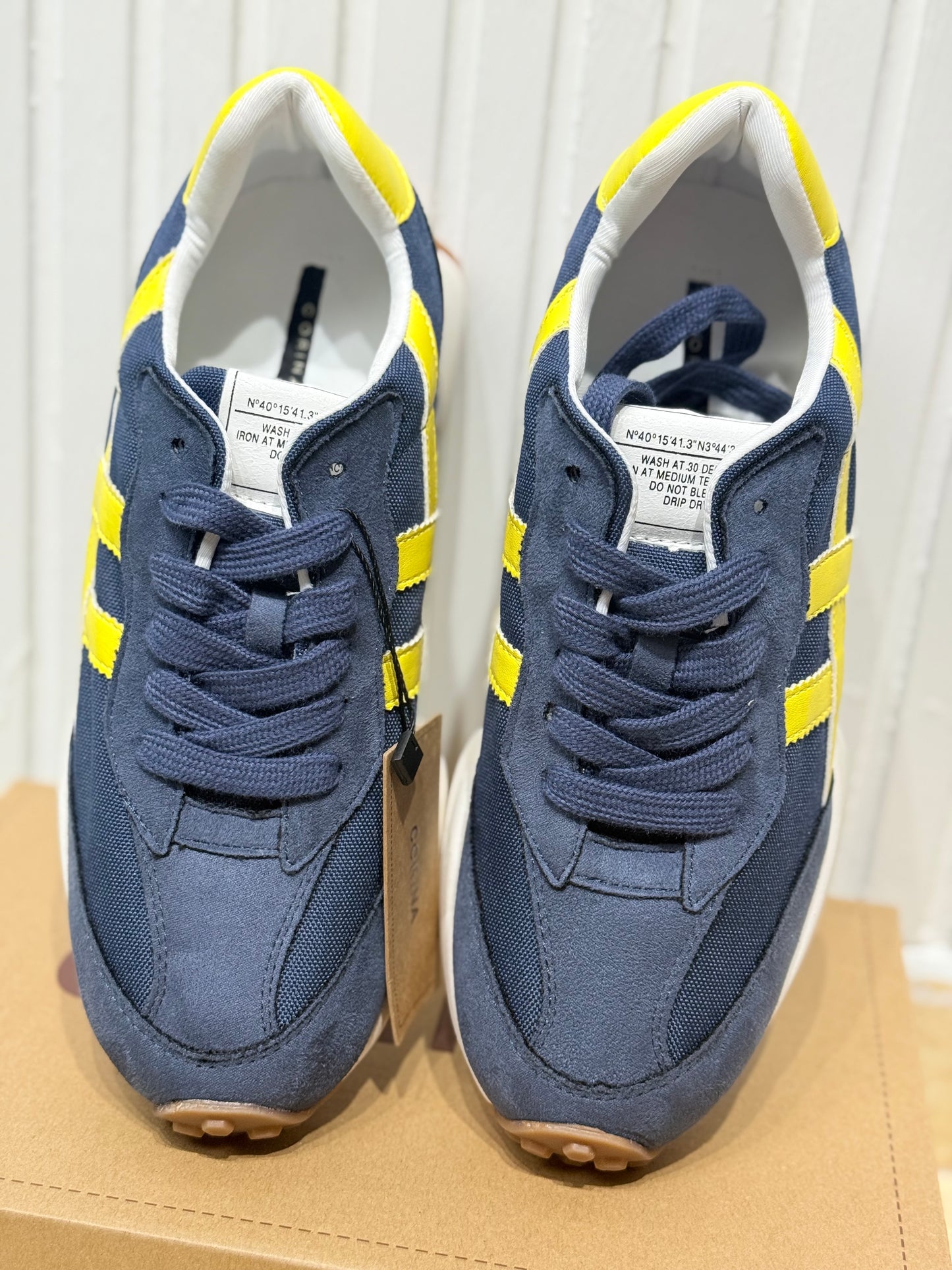 Deportivas Cocco Azul-Amarillo