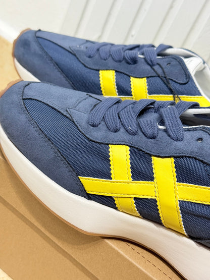 Deportivas Cocco Azul-Amarillo