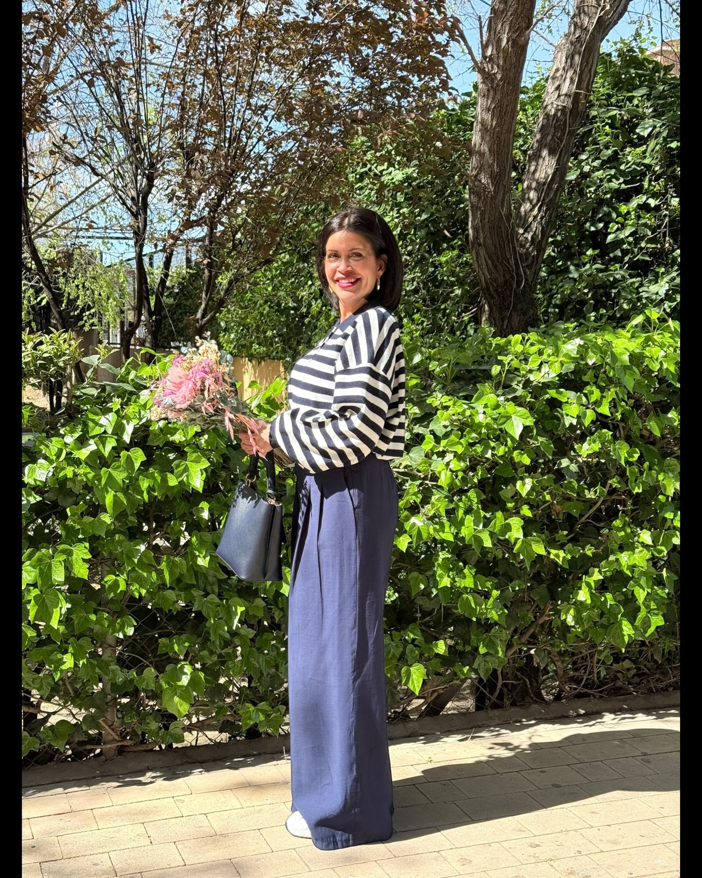 Polo rayas azul y blanco