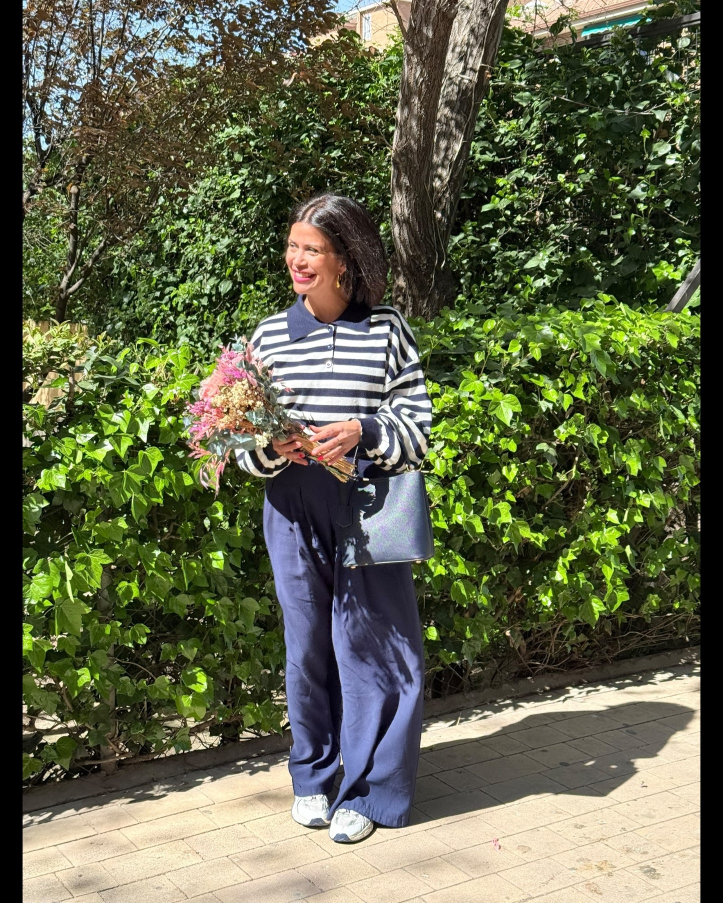 Polo rayas azul y blanco