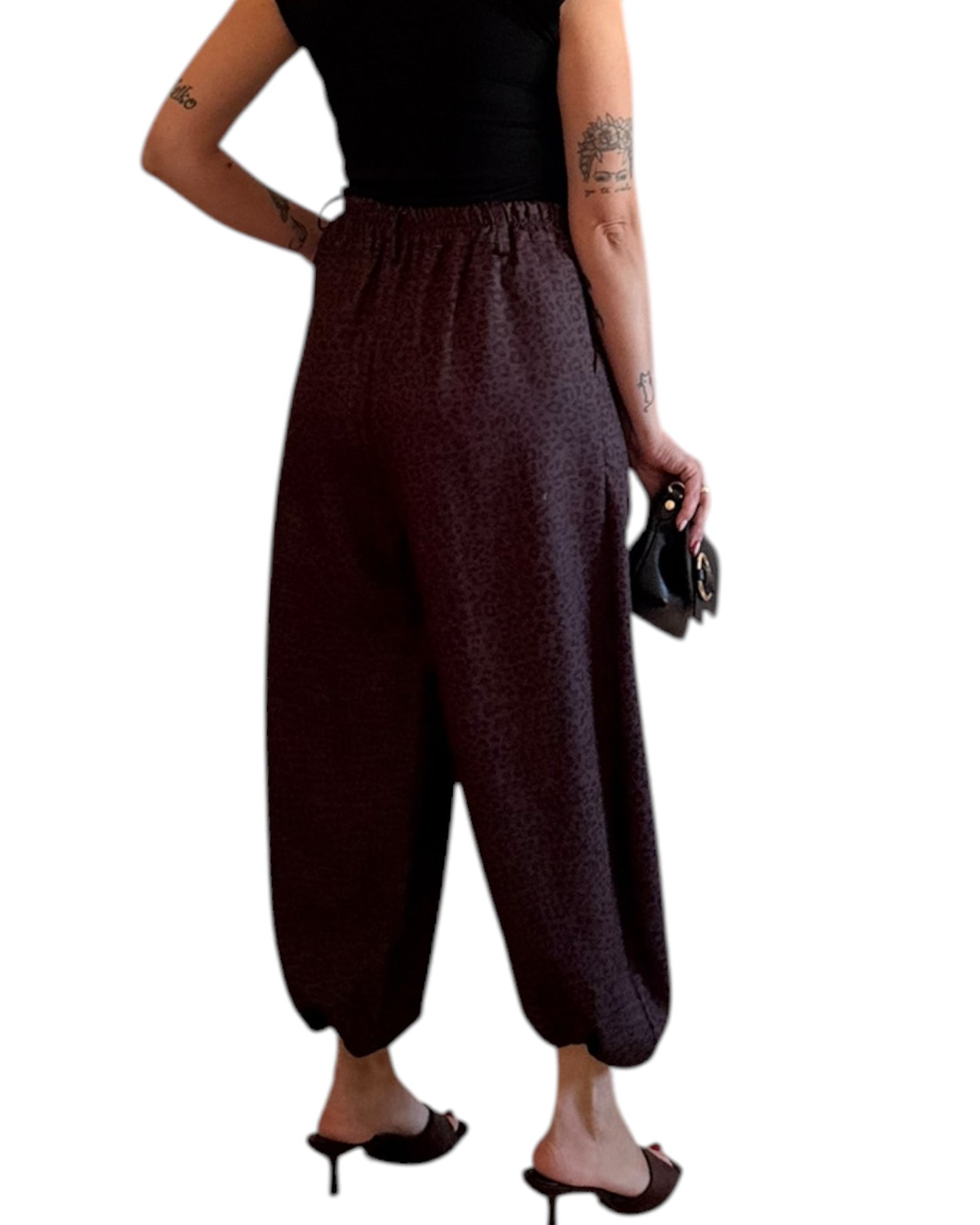 Pantalón print cruzado ballom