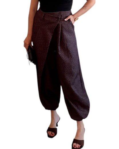 Pantalón print cruzado ballom